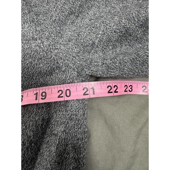 K+J2 Grey Pepper Merino Wool Sweater Mens Size XL Shawl Neck Gray *See Pics* - Picture 15 of 16